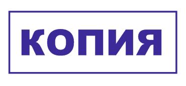 Оснастка для штампа 4911 размер 38 х 14мм  «КОПИЯ» 