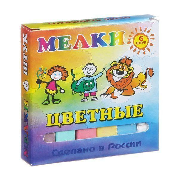Мел цв. 6шт. (Пегас)