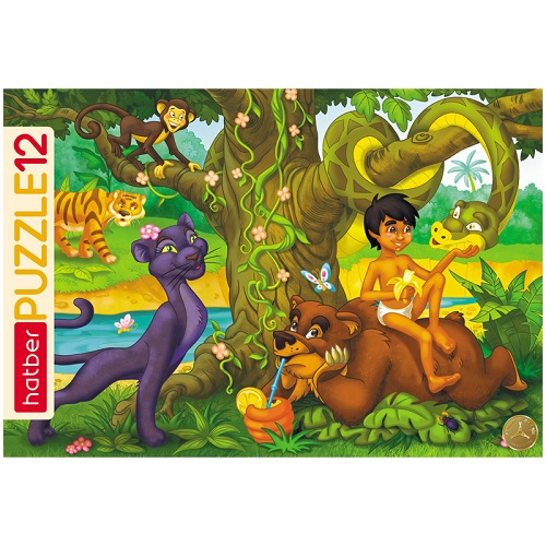 Пазл 12 эл. в рамке Hatber 