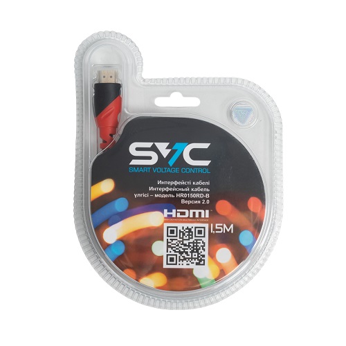 Кабель HDMI-HDMI SVC HR0150RD-B 
