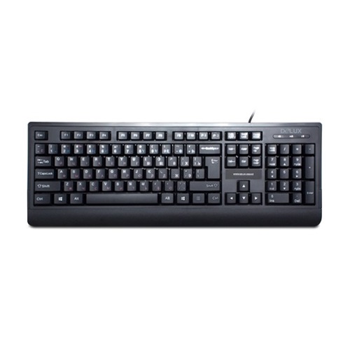 Клавиатура, Delux, DLK-6010UB, USB, Кол-во стандартных клавиш 104, Размер: 449,9*161,84*24,9 мм., Дл