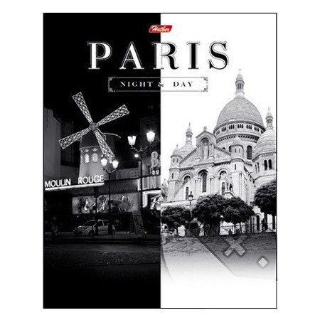 Тетрадь Hatber Paris  в клетку, 60 листов