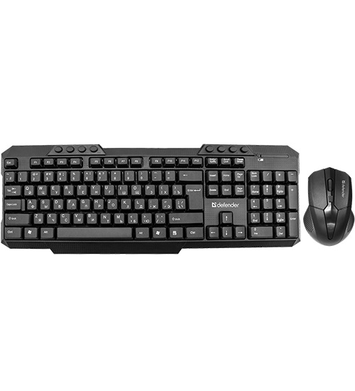 Клавиатура и мышь, USB, Defender JAKARTA C-805 RU, Черный
