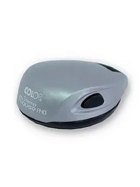 Stamp Mouse R40 оснастка для печати карманная диаметр d40 мм., серый