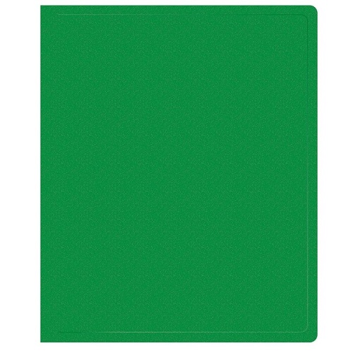 Папка на 2-х кольцах Buro -ECB413/2RGREEN A4 пластик 0.5мм зеленый