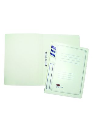 Папка - скоросшиватель картонная Deluxe А4, 350гр/м2, 250л. синяя полоска
