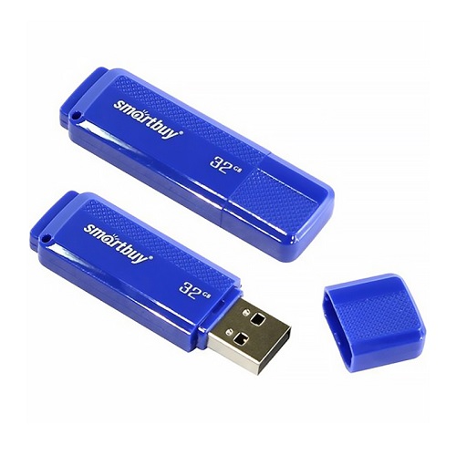 Флеш-накопитель USB 2.0 Smartbuy 32GB Dock Blue (SB32GBDK-B)