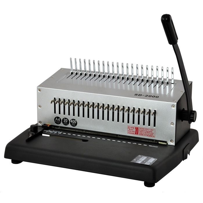 Переплетная машина Rayson SD-2000 пластик 20/400листов off knives