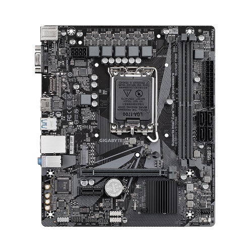 Материнская плата, Gigabyte, H610M H V3 DDR4 (4719331859718), LGA1700, iH610, 2xDDR4