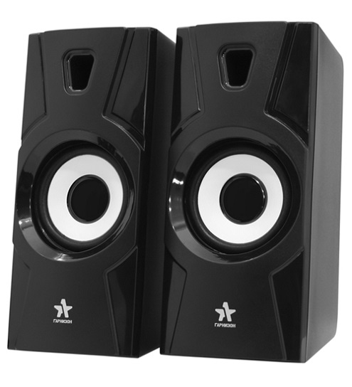 Акустическая система Гарнизон GSP-105 (2.0), цвет черный SPK active 2*2.5W, USB power