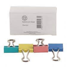 Зажимы Dolce Costo цветные 15мм 12шт/уп