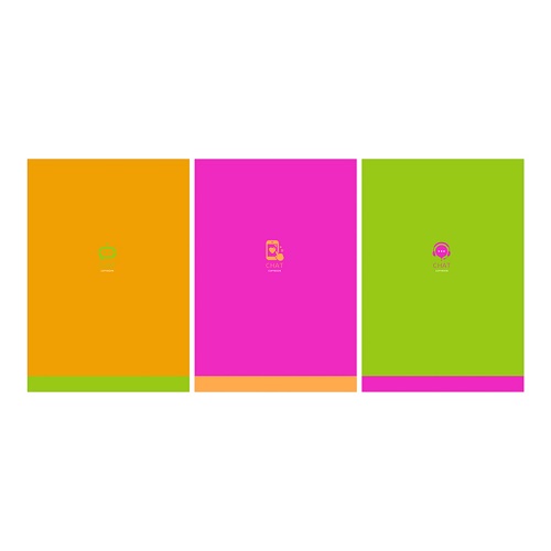 Тетрадь 80л., А4, клетка BG