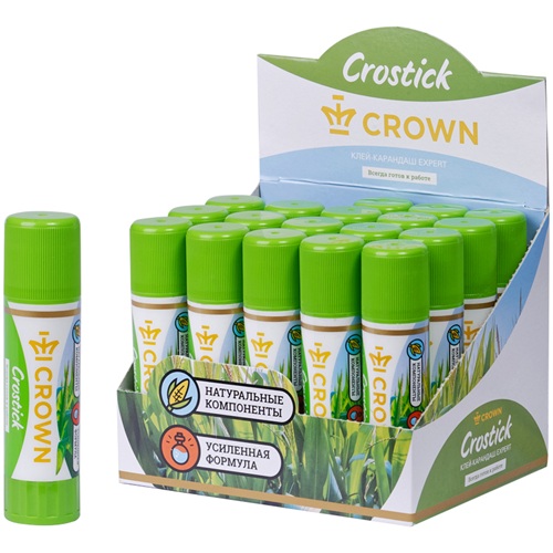 Клей-карандаш Crown