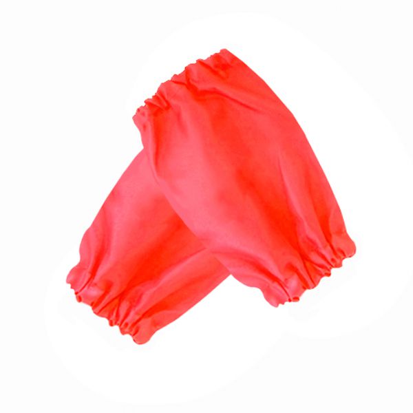 Нарукавники на резинках, 240x160, ткань красный цвет 