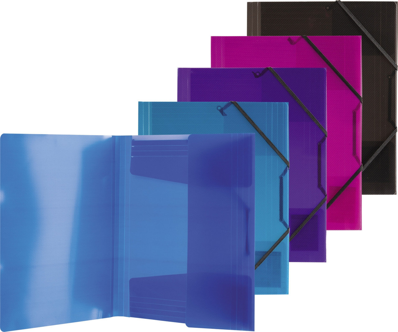 Папка на резинке А4 Diagonal 